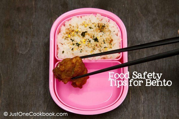 Безопасность еды в бенто — советы от Just One Cookbook