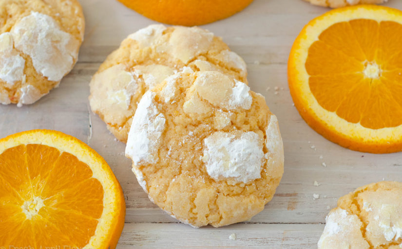 апельсиновое печенье